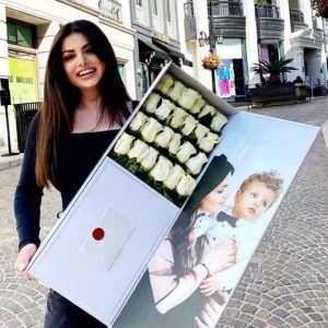 Personalized Flowers Box